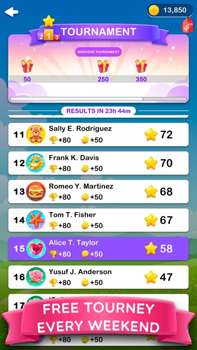 Word Search 2 - Hidden Words screenshot 1