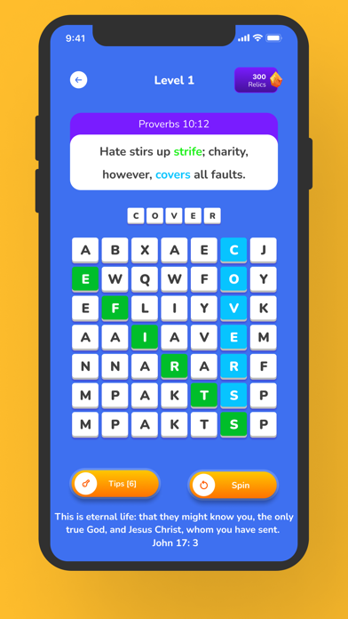 Word Search Bible Puzzle Game screenshot 5