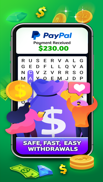 Word Search Cash: Money Games screenshot 3