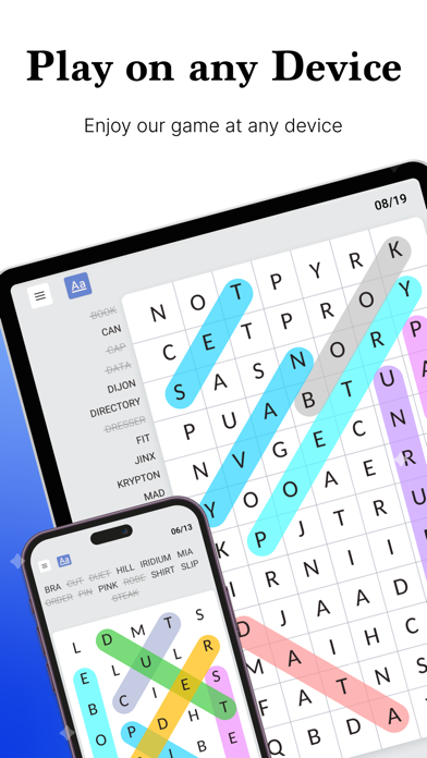Word Search Colorful screenshot 1