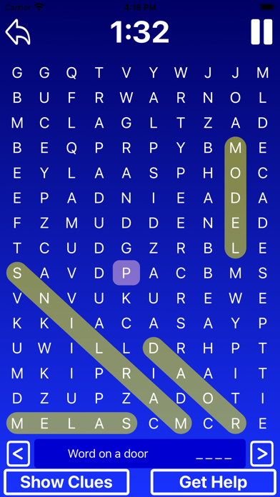 Word Seek with Crossword Clues screenshot 4