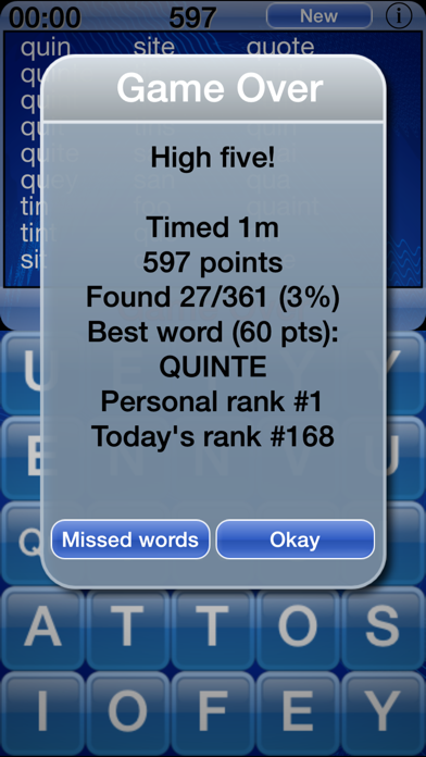 Word Shaker Lite screenshot 2