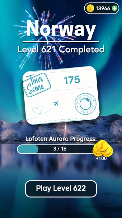 Word Swipe Connect World Quiz screenshot 2
