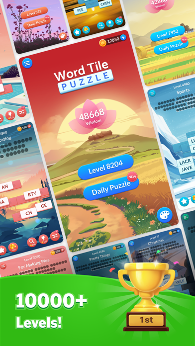 Word Tile Puzzle: Tap to Crush screenshot 2