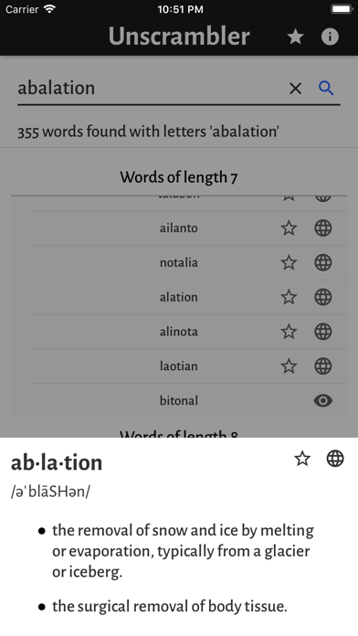 Word Unscrambler/Finder screenshot 3