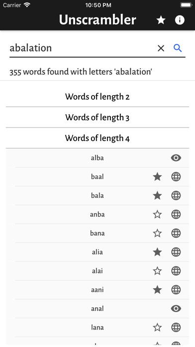 Word Unscrambler/Finder screenshot 4