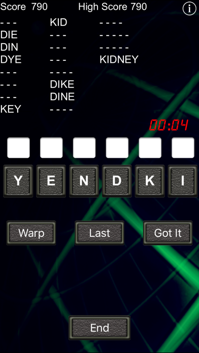 Word Warp - A Word Puzzle Game screenshot 1