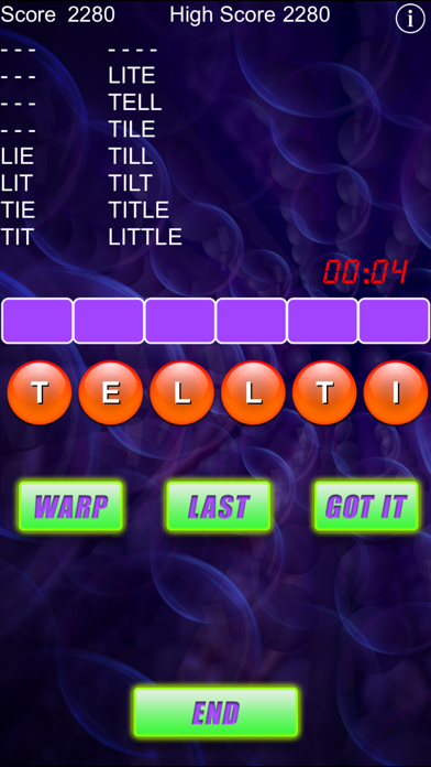 Word Warp - A Word Puzzle Game screenshot 3