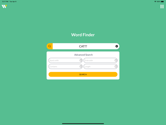 Wordfinder by WordTips screenshot 1