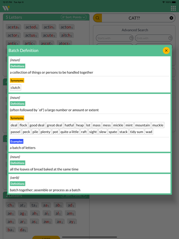 Wordfinder by WordTips screenshot 3