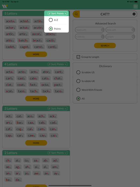 Wordfinder by WordTips screenshot 5