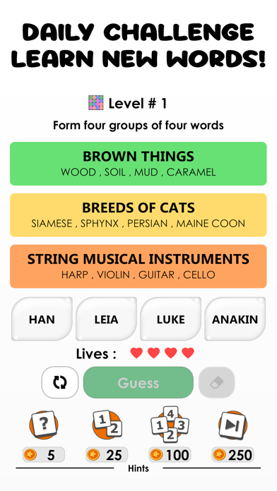 Words - Connections Word Game screenshot 2