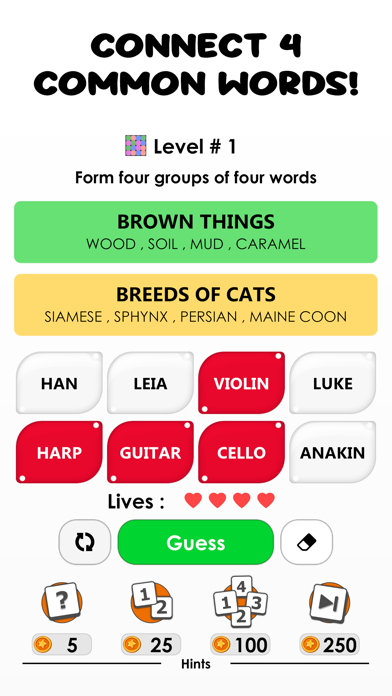 Words - Connections Word Game screenshot 3