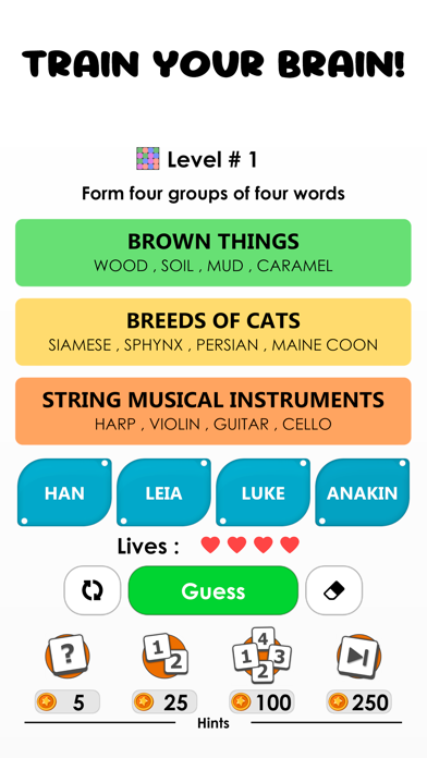 Words - Connections Word Game screenshot 1