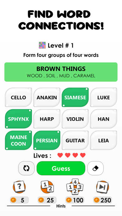Words - Connections Word Game screenshot 4