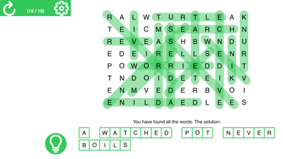 WordsSoup - Word Search Puzzle screenshot 1