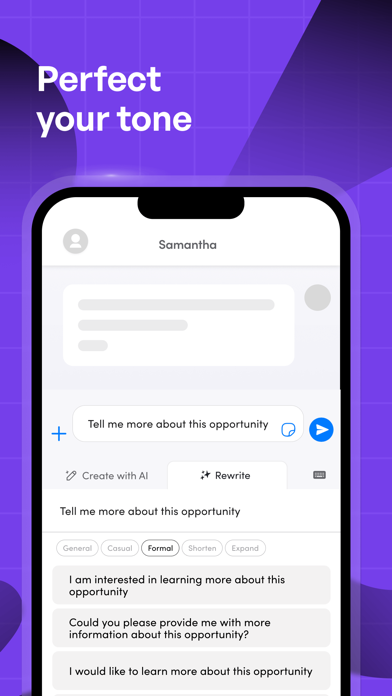 Wordtune: AI Writing Keyboard screenshot 2