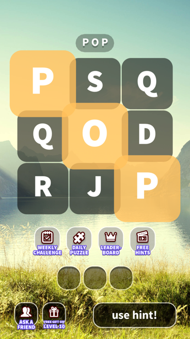 WordWhizzle Pop - word search screenshot 1