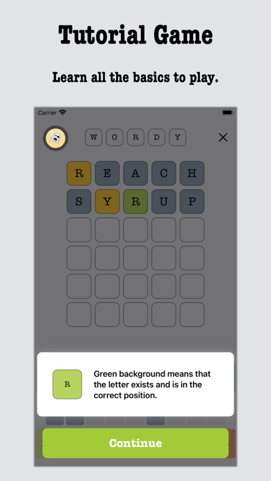 Wordy - Daily Word Guess screenshot 1