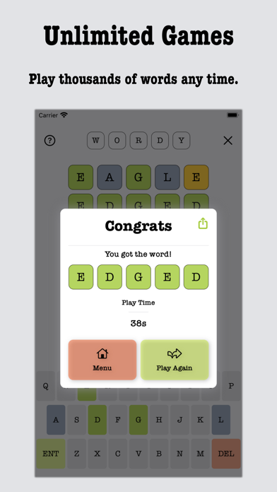 Wordy - Daily Word Guess screenshot 3