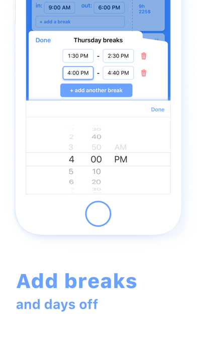 Work Hours & Pay Calculator screenshot 4