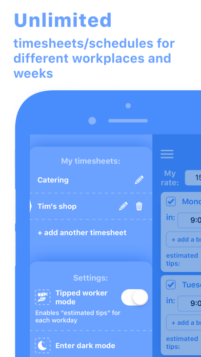 Work Hours & Pay Calculator screenshot 5