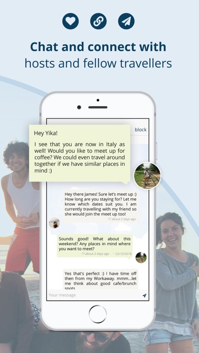Workaway Travel App screenshot 1