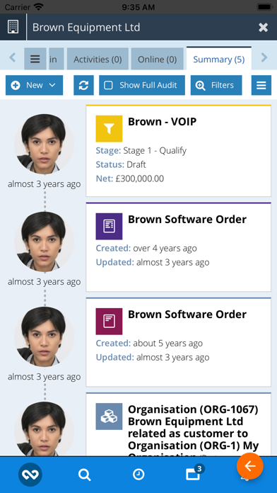 Workbooks CRM Mobile screenshot 1