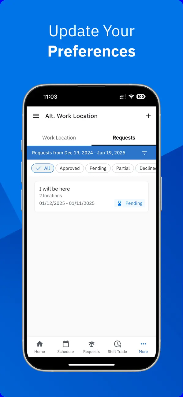 Workcloud Shift screenshot 1