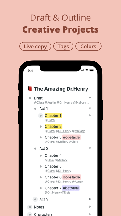 Workflowy: Note, List, Outline screenshot 1