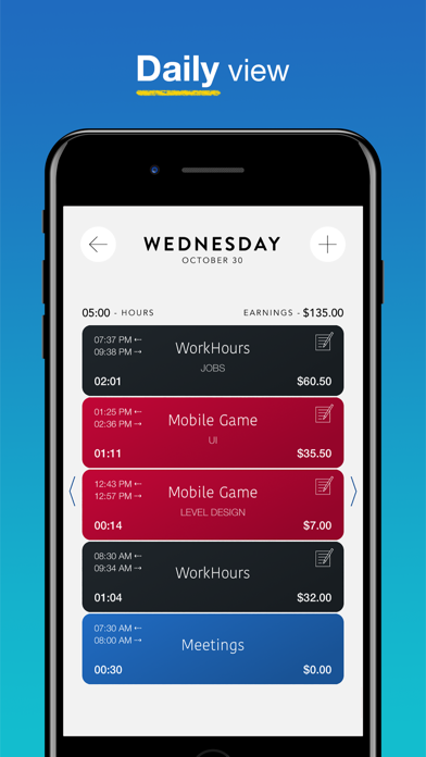 WorkHours: Time Tracker screenshot 3