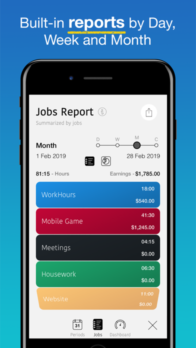 WorkHours: Time Tracker screenshot 2