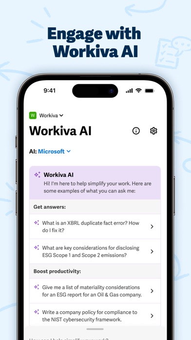 Workiva screenshot 3