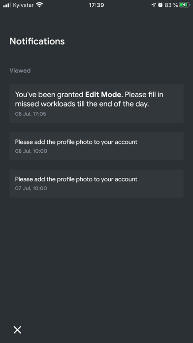 Workload screenshot 2