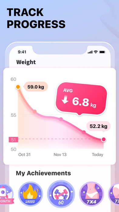 Workout for Women: Fit at Home screenshot 1