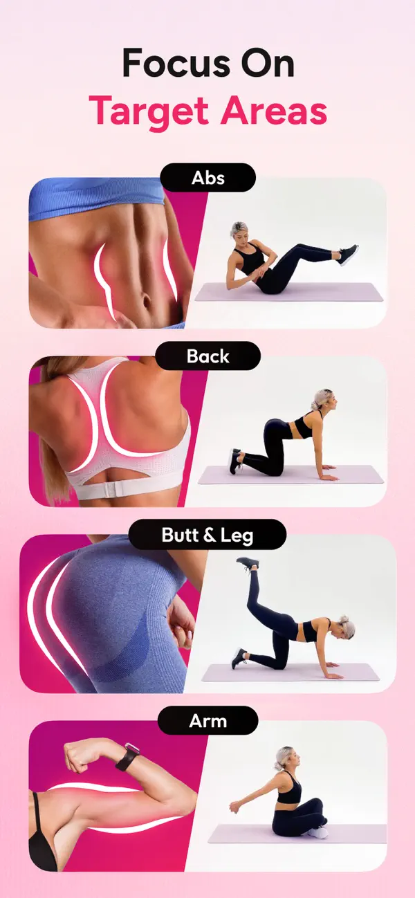 Workout for Women: Home & Gym screenshot 4