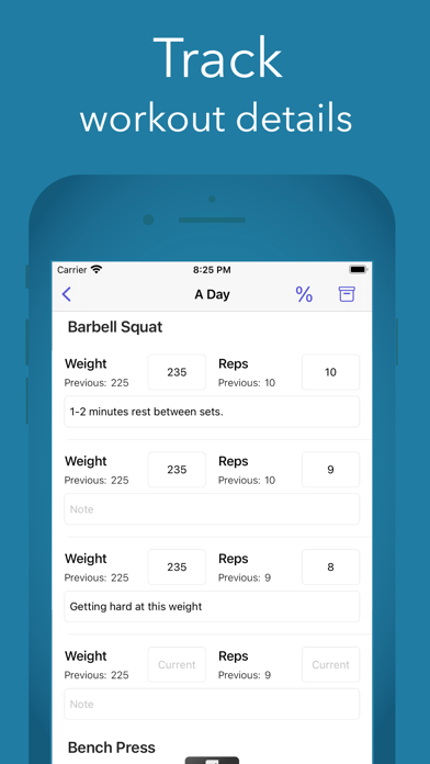 Workout Log-Track Gym Progress screenshot 5