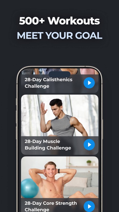 Workout Planner MuscleFit screenshot 2