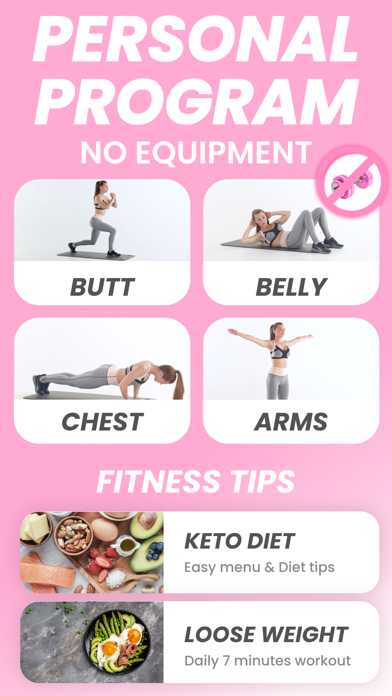 Workout & Women Fitness－Be Fit screenshot 5