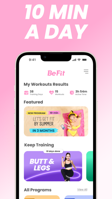 Workout & Women Fitness－Be Fit screenshot 4
