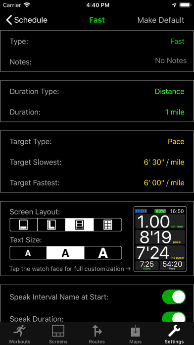 WorkOutDoors screenshot 2