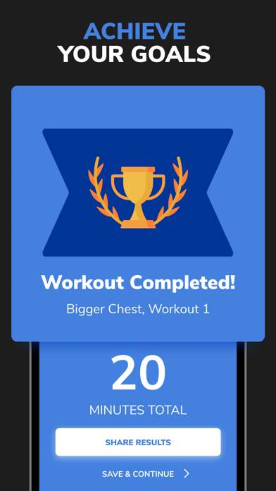 Workouts For Men: Gym & Home screenshot 1