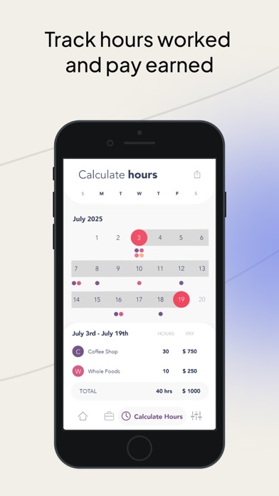 WorkTime: Shift Work Calendar screenshot 4