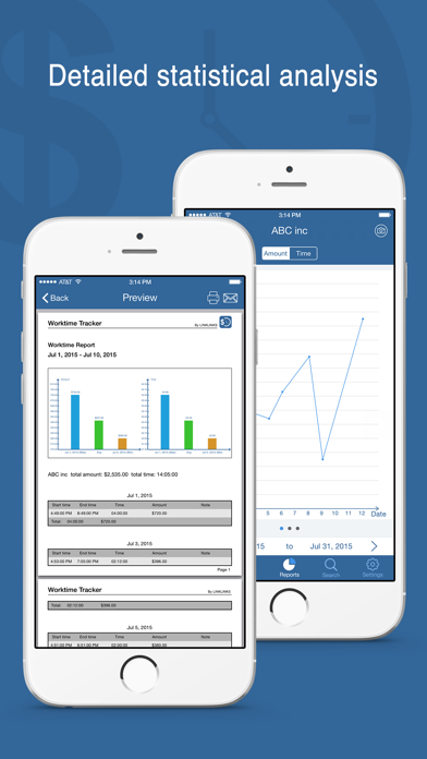 Worktime Tracker Pro screenshot 2