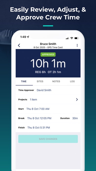Workyard GPS Time Tracking App screenshot 1