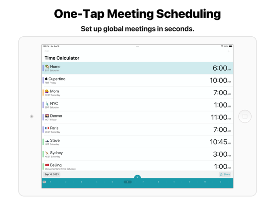 World Clock Timezone Converter screenshot 5