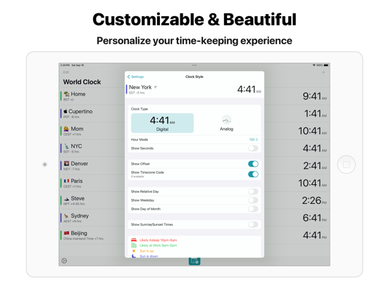 World Clock Timezone Converter screenshot 4