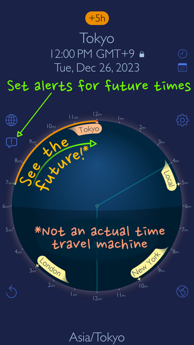 World Clock Visual Timezones+ screenshot 2