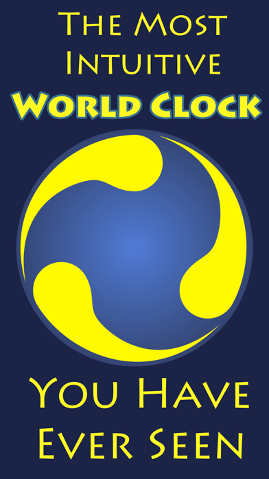 World Clock Visual Timezones+ screenshot 1