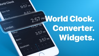 World Clock. Time Widget screenshot 5